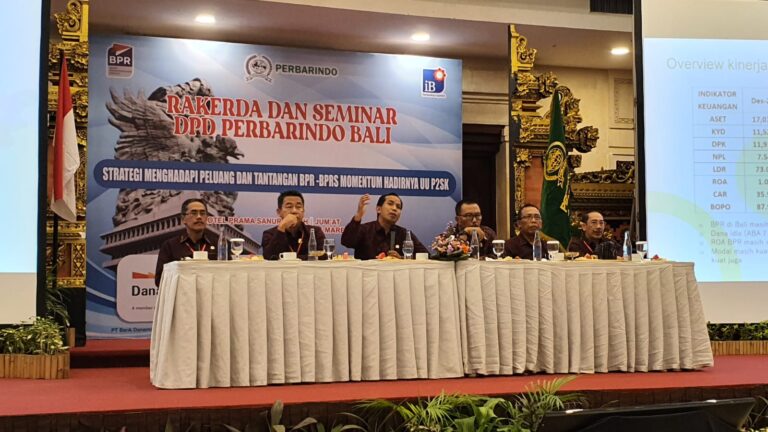 Rakerda DPD Perbarindo Bali, Momentum Lahirnya UU-P2SK