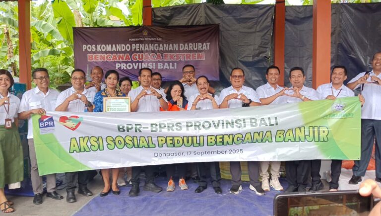 DPD Perbarindo Bali Peduli Korban Banjir Bali